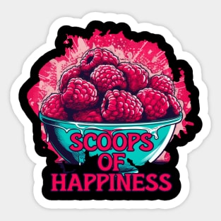 Scoops of Happiness Sticker